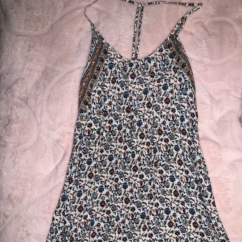 Strap sleeve summer dress